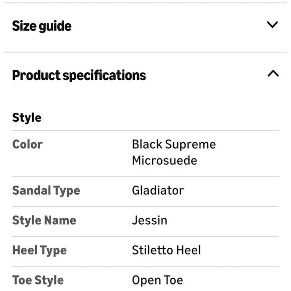 Jessica Simpson Black Floral Heels - Picture 7 of 7